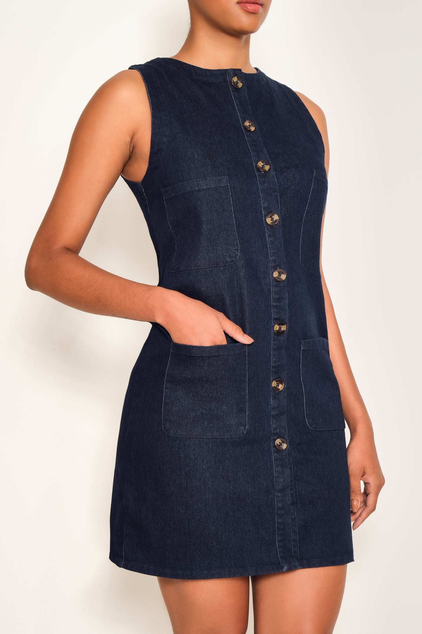 THE TIDE DRESS - DENIM LOVELY