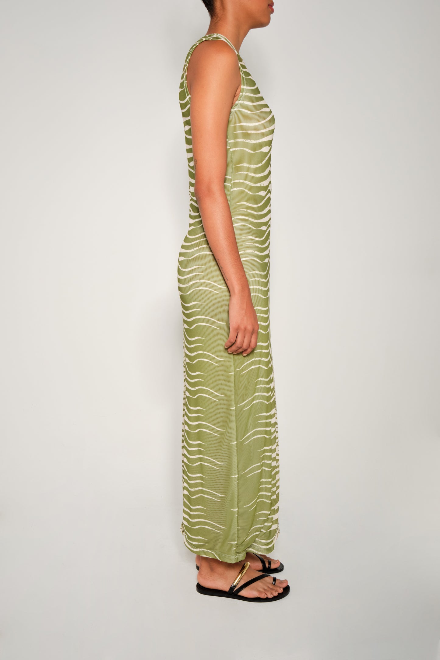 SALTY DRESS - GREEN SNAKE