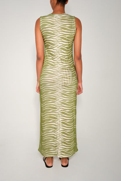 SALTY DRESS - GREEN SNAKE