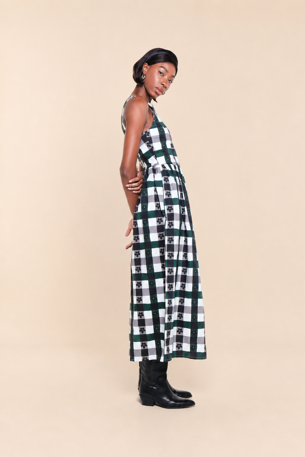 ORIGEN DRESS – GINGHAM PRINT