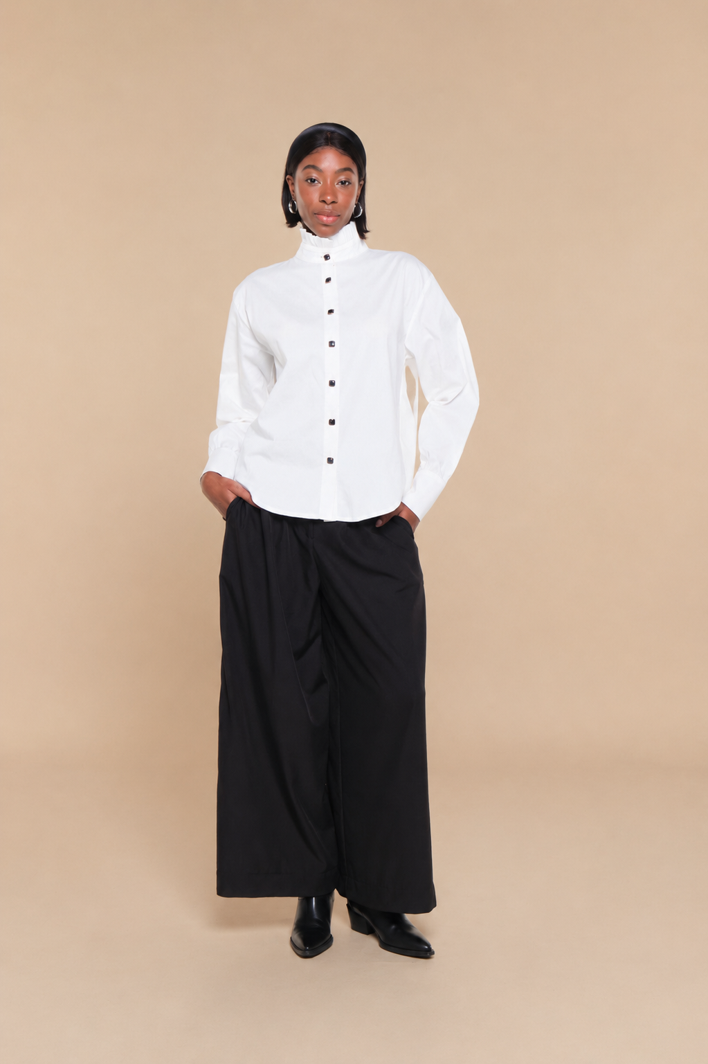 LEALTAD SHIRT – WHITE POPLIN