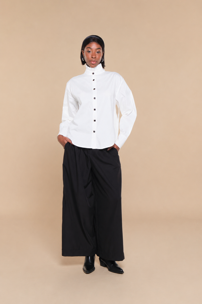 LEALTAD SHIRT – WHITE POPLIN