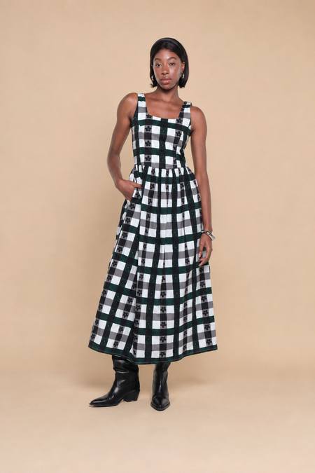 ORIGEN DRESS – GINGHAM PRINT