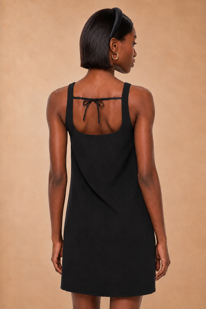 LEONOR MINI DRESS – BLACK