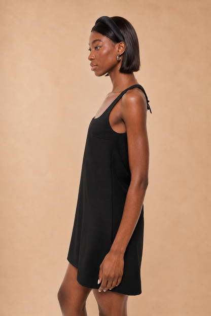 LEONOR MINI DRESS – BLACK