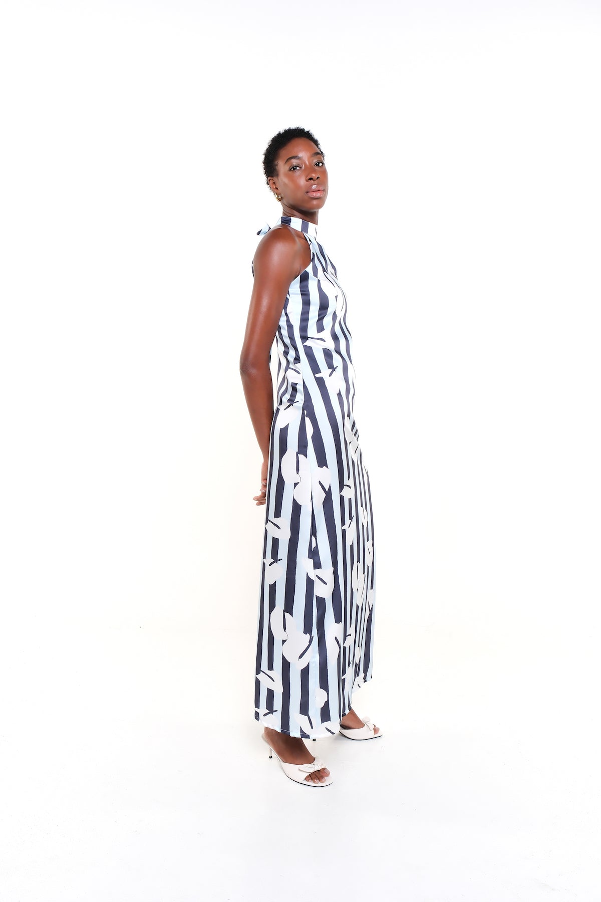 CARLA DRESS - LEGACY BLOOM BLUE