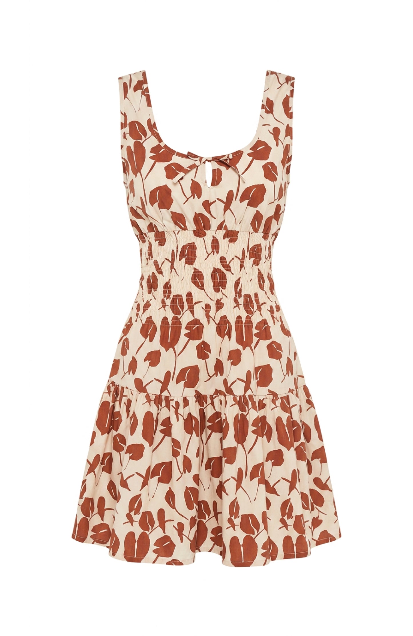 VICTORIA MINI DRESS - RED BRAVE FLORA