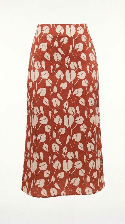 DANNA SKIRT - BEIGE BRAVE FLORA
