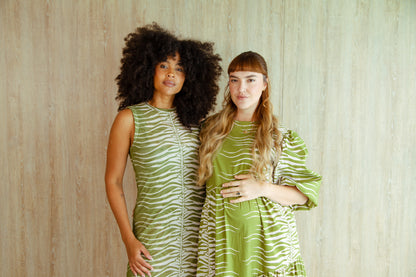 SALTY DRESS - GREEN SNAKE