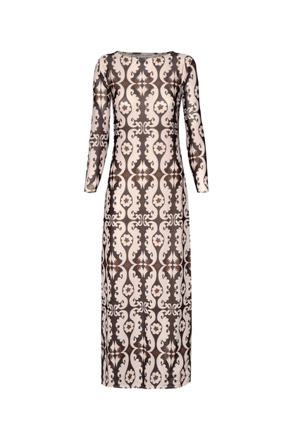 NELLA'S DRESS - MAXI PAISLEY