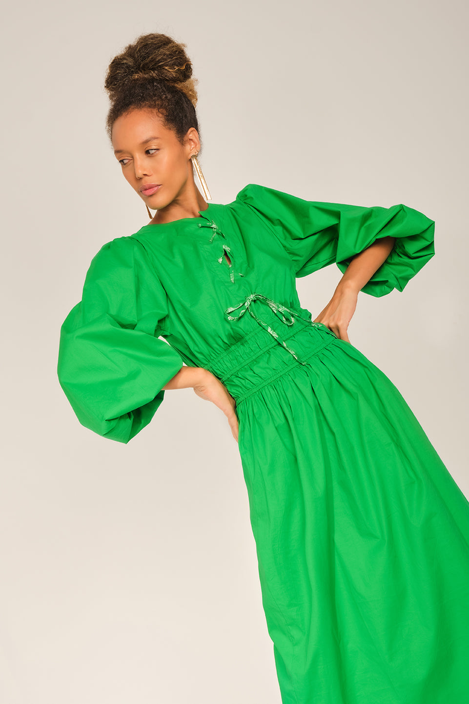 Naïve Dress - Green Lace