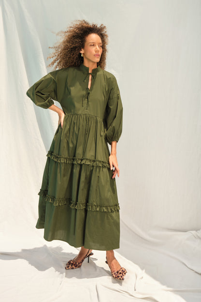 BOGOTA DRESS - MILITARY