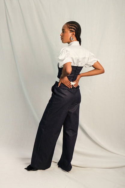 CARNATIONS PANTS - DENIM LOVELY