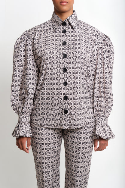 SOTOMAYOR SHIRT - MACRAME ALL OVER
