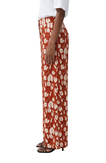 MICHELLE PANTS - BEIGE BRAVE FLORA