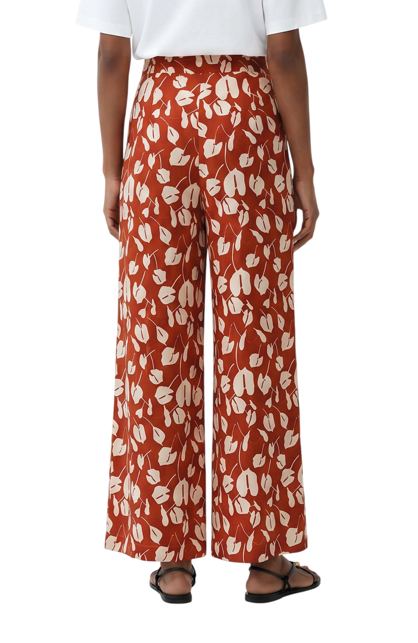 MICHELLE PANTS - BEIGE BRAVE FLORA