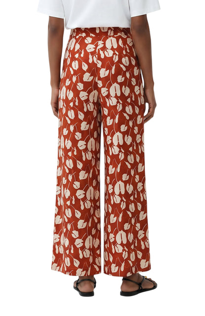 MICHELLE PANTS - BEIGE BRAVE FLORA