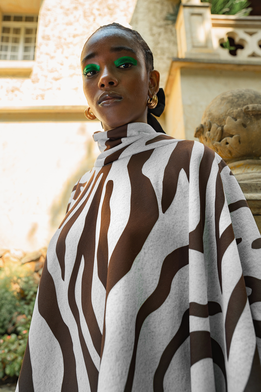The Poncho - Ode to Zebra Collection - The Lulo Project 1