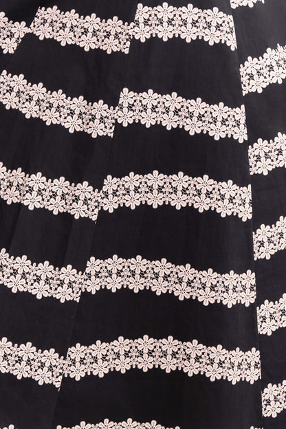 SQUARE DANCE DRESS - 2 LINES MACRAME