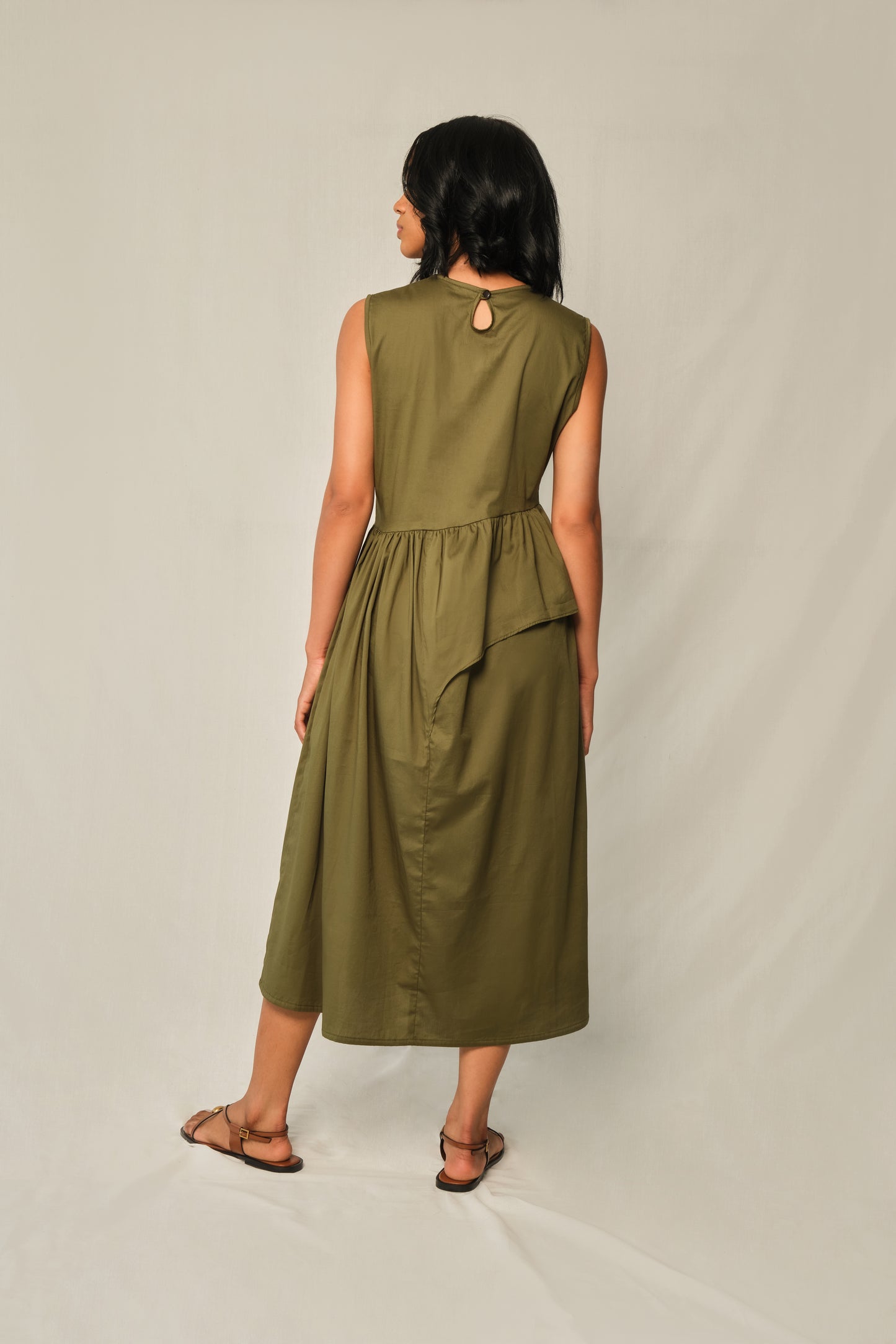 Bloodline Dress – Structured Sleeveless Midi Dress | The Lulo Project