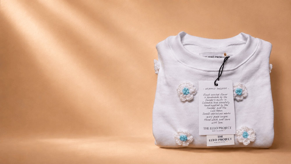 GRATITUD SWEATER – WHITE - Lulo Project