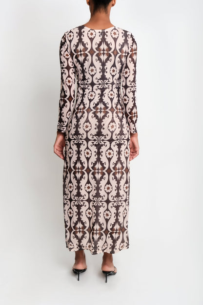 Nella Mesh Column Maxi Dress - Lulo Project