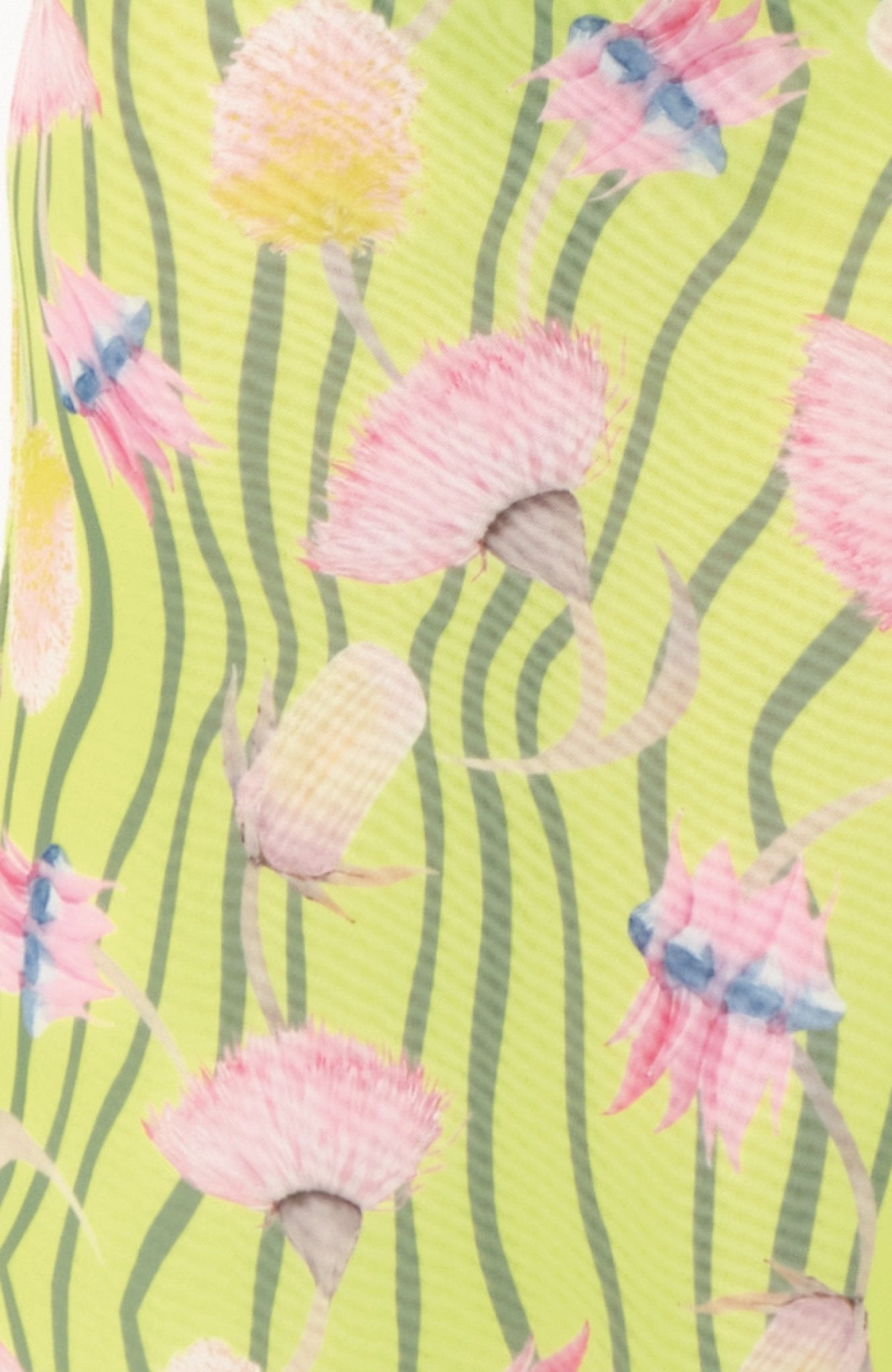 Nella’s Dress in Aussie Desert Flowers Mesh - Lulo Project