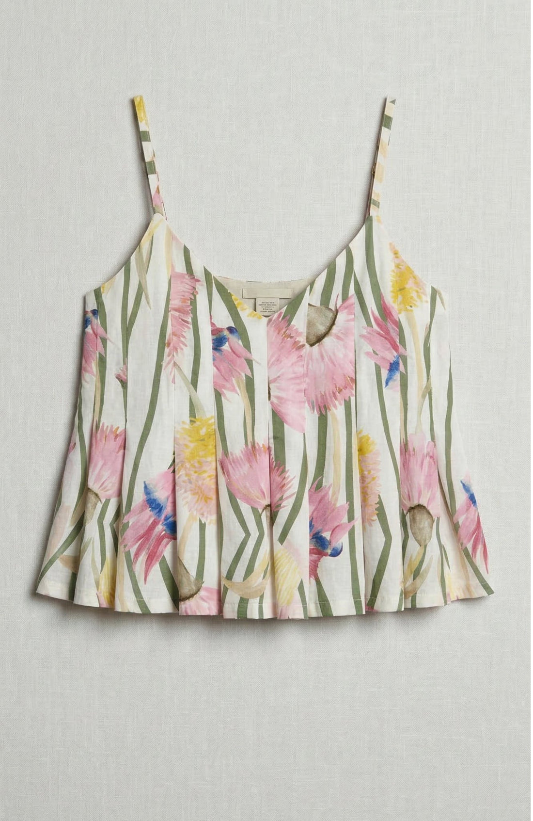 Reef Top in Aussie Desert Flowers Linen - Lulo Project