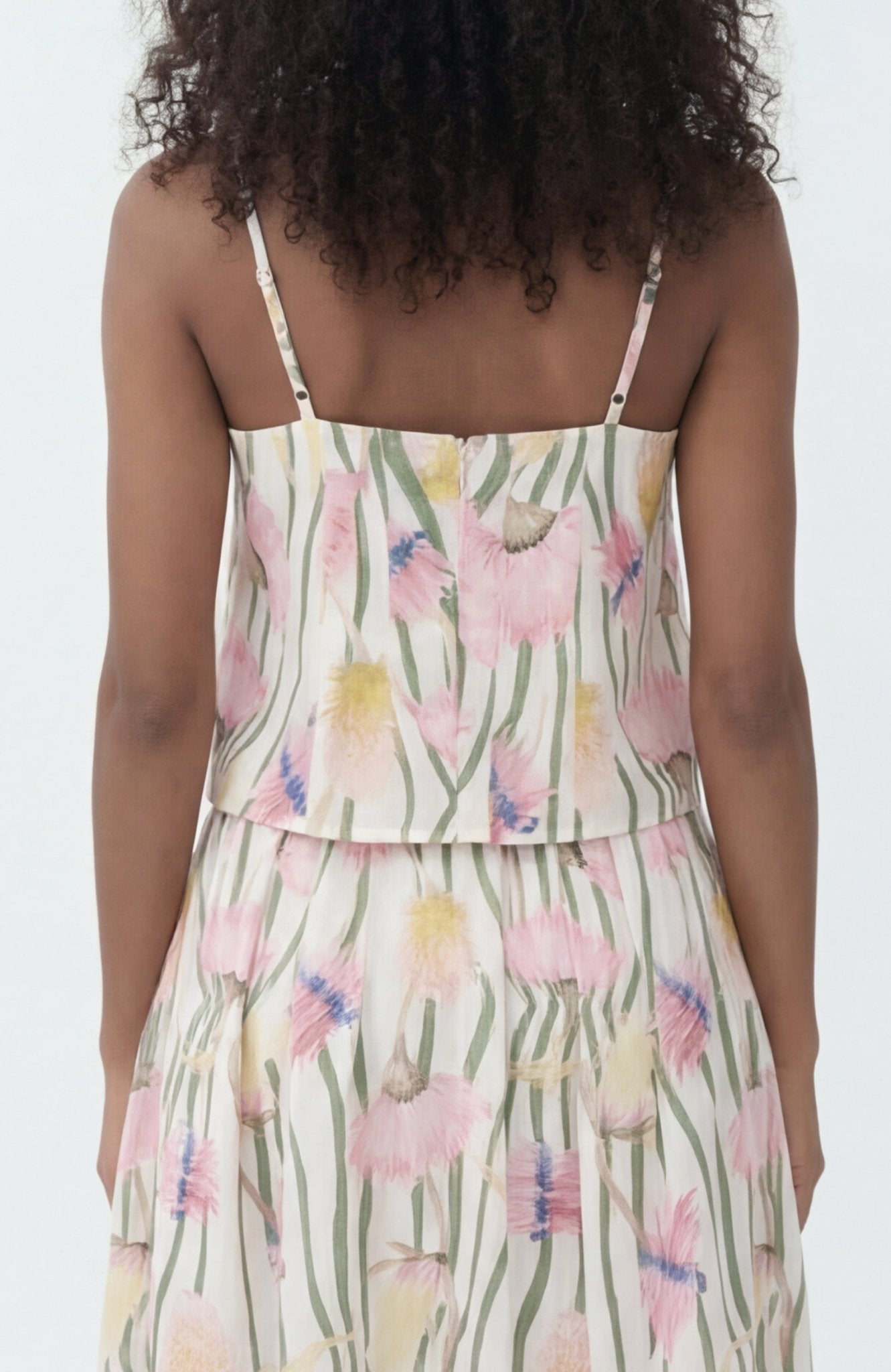Reef Top in Aussie Desert Flowers Linen - Lulo Project