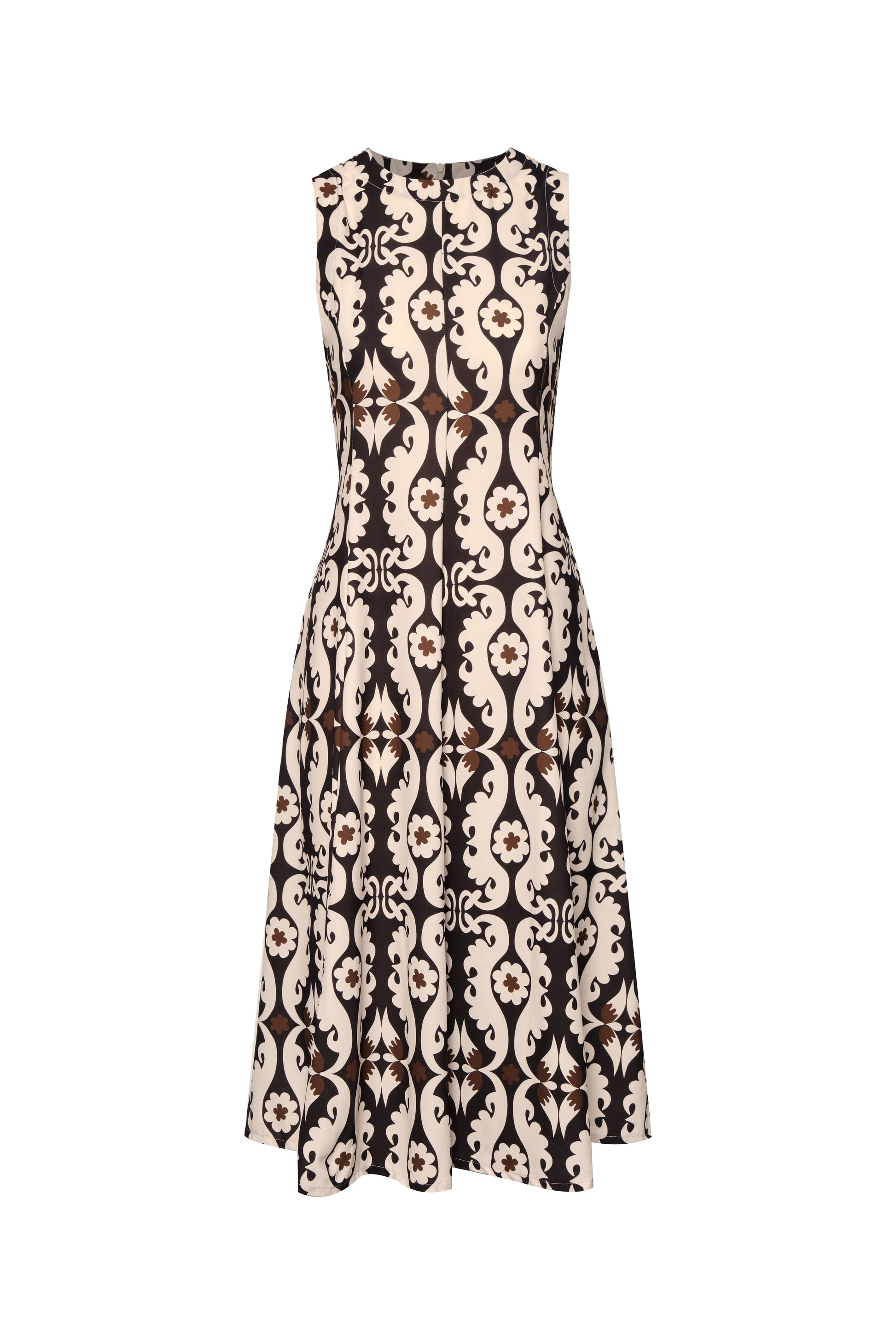 A line midi dress sleeveless