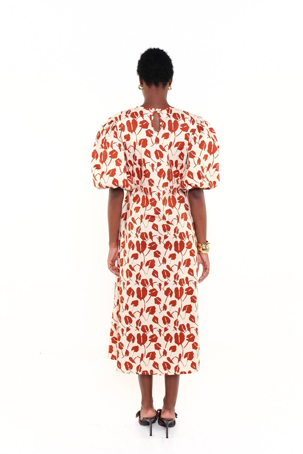 THE DAWN DRESS - RED BRAVE FLORA - Lulo Project