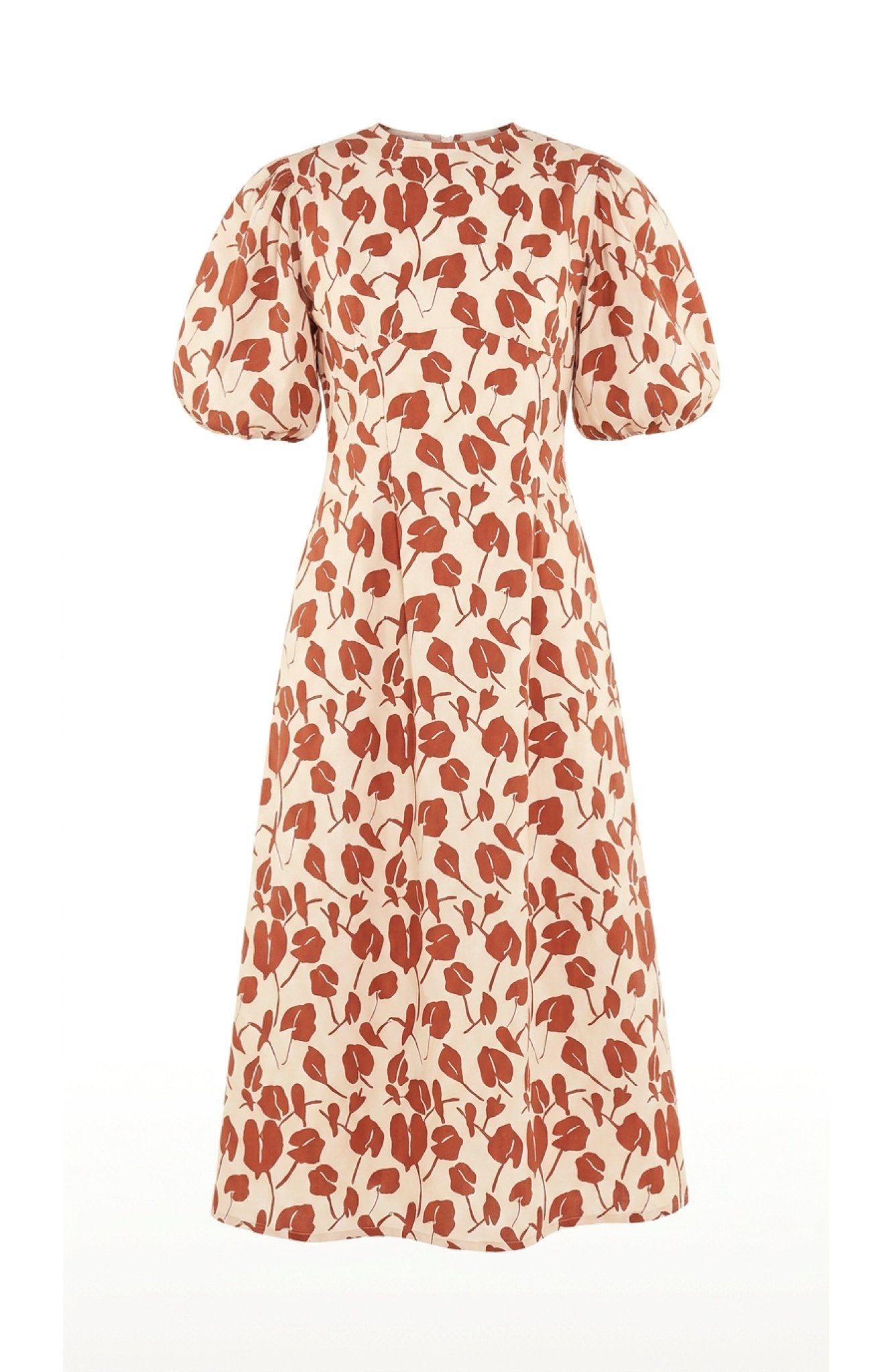 THE DAWN DRESS - RED BRAVE FLORA - Lulo Project