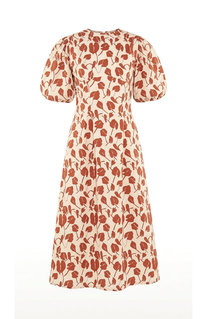 THE DAWN DRESS - RED BRAVE FLORA - Lulo Project