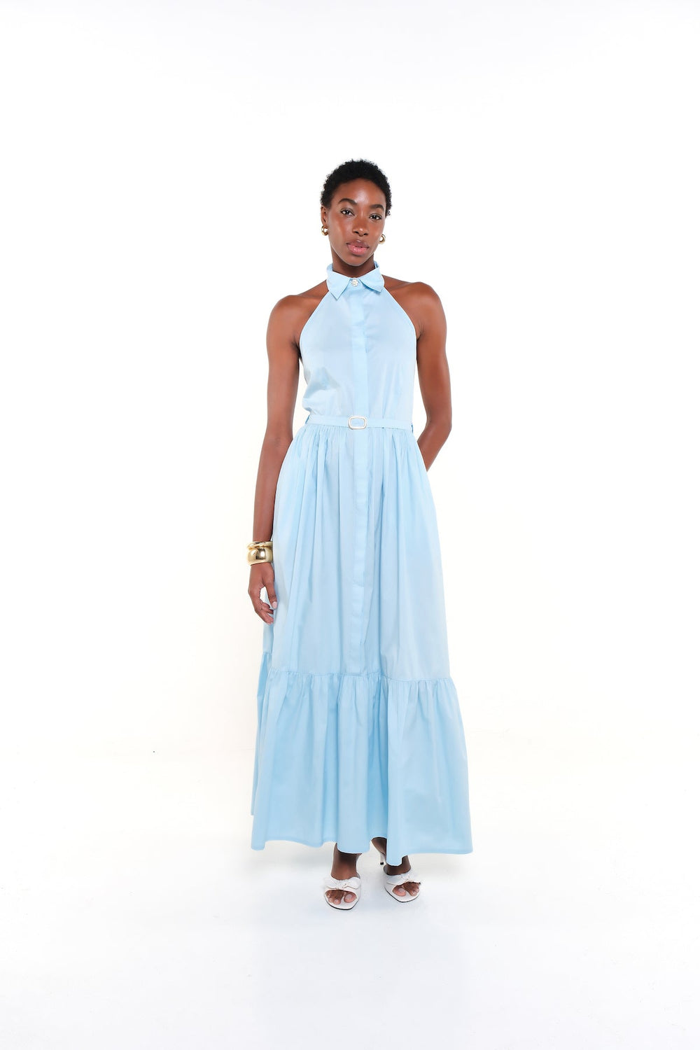 THE HORIZON DRESS - BABY BLUE - Lulo Project