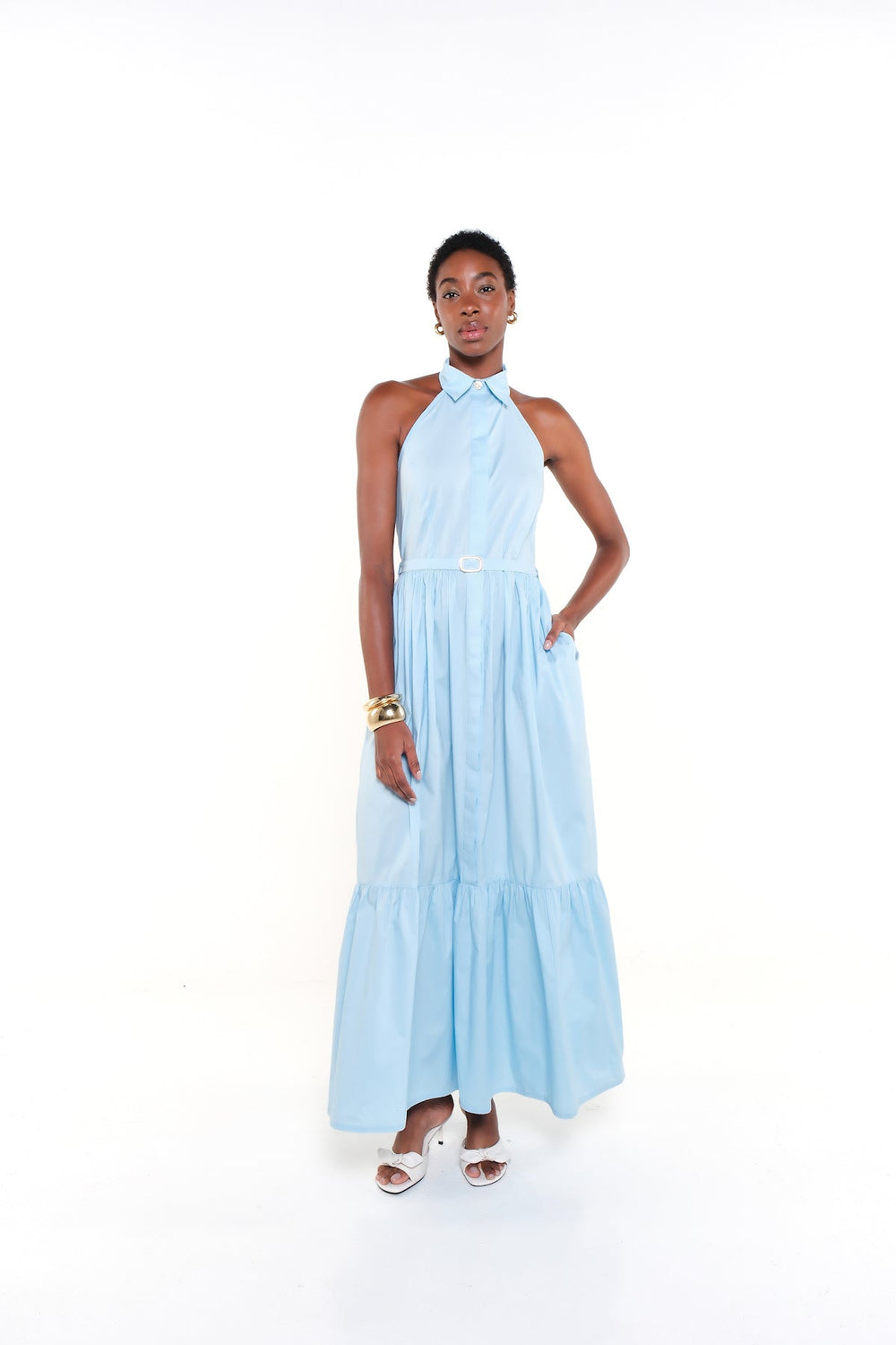 THE HORIZON DRESS - BABY BLUE - Lulo Project