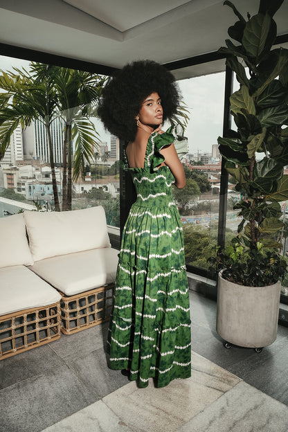 THE SUNSET DRESS - GREEN