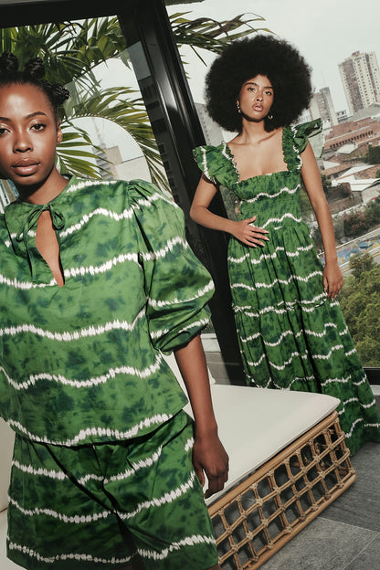 TULUM TOP - GREEN