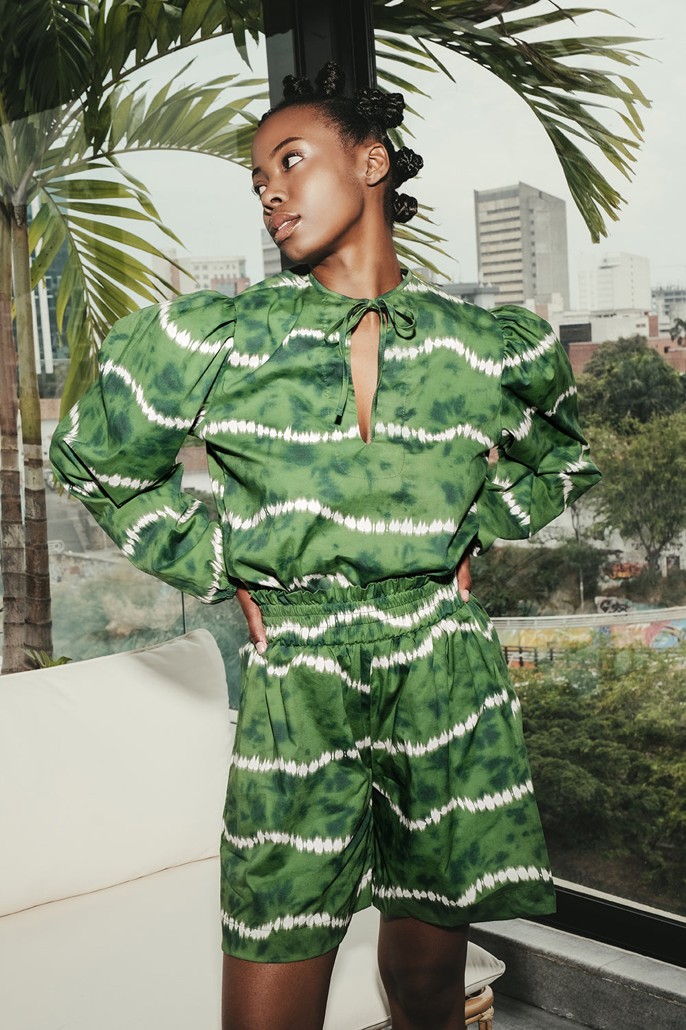 TULUM TOP - GREEN