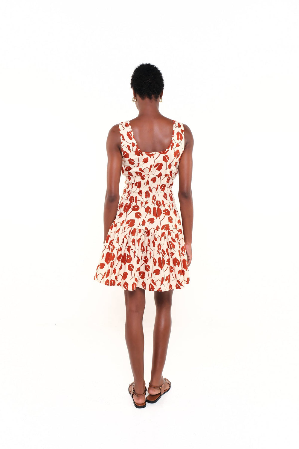 VICTORIA MINI DRESS - RED BRAVE FLORA - Lulo Project