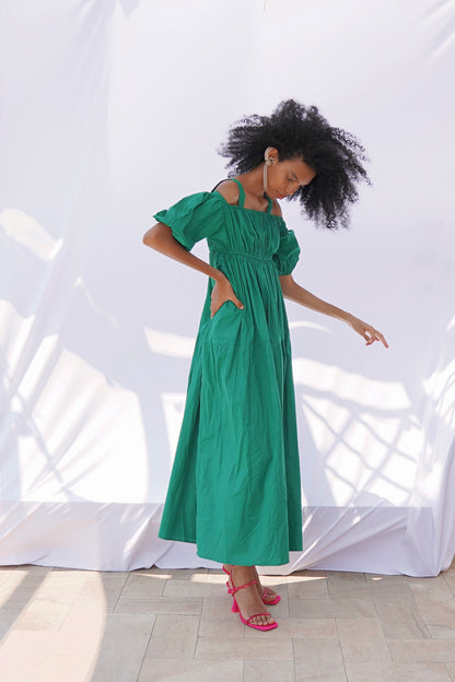 5Vie Dress - Emerald